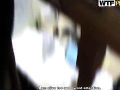 Natasha asks her man to stick his beefy sausage in her mouth