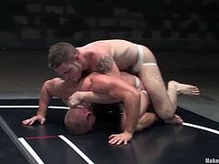 These two dudes are homosexuals. They do not look like gays because they look like brutal stallions. But in fact they like deep anal penetration.