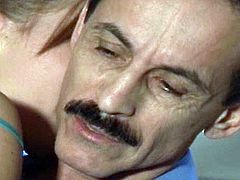 Adorable hottie gets this old male fucking her hard in a sensational hardcore