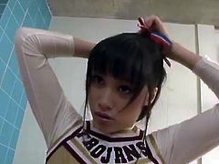 Sexy Miku Sunohara has nice natural tits and hot ass ready to be pounded. These two pricks fucked hard this insatiable whore.