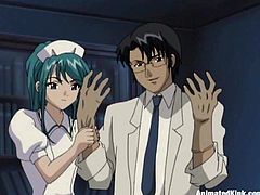 Bad Doctor And A Nurse Act Naughty With Their Co-workers In An Anime Clip