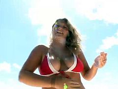 Have fun watching this couple enjoying outdoor sex in a POV clip. Her natural love pillows and smile will put you in a great mood for hardcore!