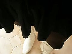 crosdresser Boots mini skirt and top stivali minigonna e top