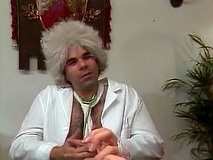 Two delightful brunette lesbies are all naked pour gallons of oil on their bodies. Bitches rub each other's hairy cunts and poke them with long plastic dildo.