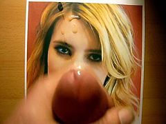 01.06 - Cum Tribute on Emma Roberts