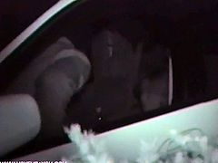 Enjoy this hot voyeur vid where an alluring Japanese brunette gets caught getting fucked in her man's car.