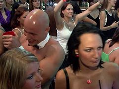Amazing chicks are playing quite nasty during intense hardcore sex party