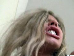 This slim chick with small perky tits loves her lover's shaft. To show how much she appreciates his cock she climbs on top of him and rides him passionately for a long time.