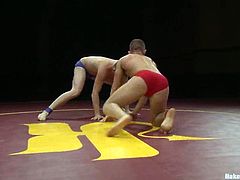 This is a damn gay wrestling tournament. And only fags are allowed to take part. Here is this pair of fighters, who will fuck!