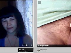 crazy man's penis piercing on chatroulette