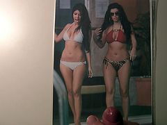 Kim & Kourtney Kardashian Cum Tribute