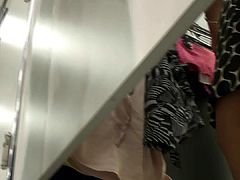 girl in changing room