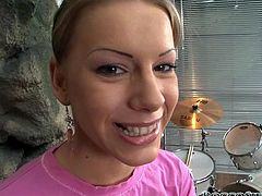 Light haired pretty bitch with small tits starves for harsh hammering. She is so hot now, she removes clothes and touches her tight boobs... Watch this fuck starving chick in Fame Digital porn video!