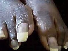 ebony pov toenails