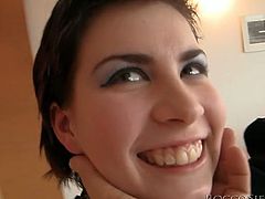 Short haired black head fuck starving harlot came to please her old fellow. Her ugly but wide mouth performs magic deep throat blowjob to any thirsting guy. Look at this dirty bim in Fame Digital sex clip!