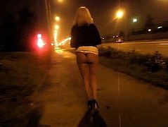 Flashing on the road