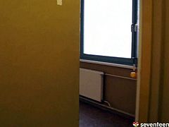 Club Seventeen brings you a hell of a free porn video where you can see how this alluring and sensual brunette gymnast masturbates for you til she cums very hard.
