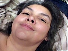 Take a look at this hot scene where a busty mature brunette gets fcuked by a guy until she's splattered by cum.