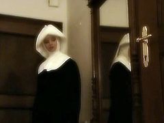Blond Nun vs Crooked Cock