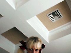 Kinky and sexy whore with blond hair and great ass gets her dripping hole banged in cowgirl pose. Have a look in steamy Mofos Network xxx clip.