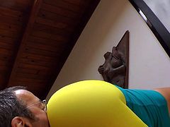 Her big ass coveres up his face in one staggering ATM porn scene