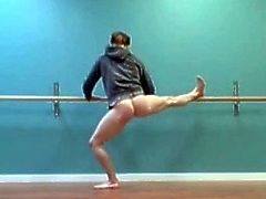 Male ballet practice (without tights!)