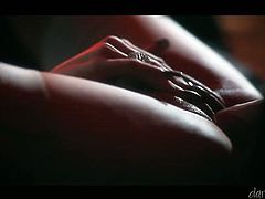 This charming nympho wants her lover's tongue in her pussy so she she spreads her legs wide and lets her lover get a taste of her delicious pussy. Horny dude licks her twat like a true pussy eater. Then he fucks her hard and fast.