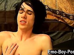 Twink video Jase gives his emo twink paramour every bit of h