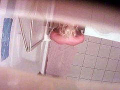 Hidden cam - Milf strip in bathroom