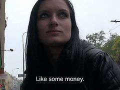 Rosalinda is a young cute girl from Prague and she is ready to have some fun in exchange for some cash. Watch her sucking and fucking with his meaty cock in the park.