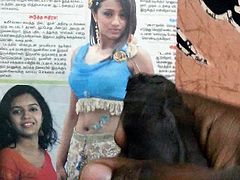 Gooey Cum Tribute to Indian Actress Tamil Actress Trisha