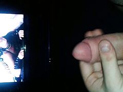 blasting a load over chav lolly