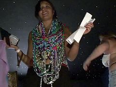 These girls know they have to show skin if they want beads so they flash their sweet, natural tits and get properly rewarded.