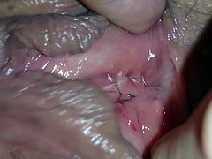 extreme internal close up gape and squirt