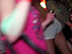 Party Hardcore brings you a hell of a free porn video where you can see how this vicious and wild blonde slut sucks cock during a wild sex party. Things are bound to get wild!