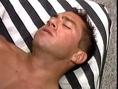 A hot, mature gay guy with a fantastic body and massive cock enjoys a hardcore anal fuck. Hear him scream with pleasure now!