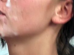 teen slut got facial after get fucked