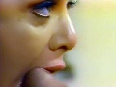Filthy and attractive brunette with nice ass gets her drippng pussy licked and fucked missionary and then she sucks the cock. Have a look at this bitch in the Classic Porn sex clip.