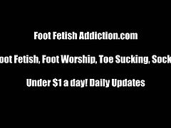 Foot Fetish Addiction brings you a hell of a free porn video where you can worship these evil dommes very sexy feet while they assume some very sexy positions.