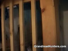 Grandmas Hunters brings you a hell of a free amateur video where you can see how a horny brunette mature rides a hard cock into heaven while assuming very hot poses.