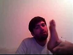 Straight guys feet on webcam #5