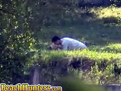 Peeper cam got multiple couples having some quickie sex in the grass and in the park. Watch these horny peeps fucking their chicks so fast you wouldn't know they are finished.