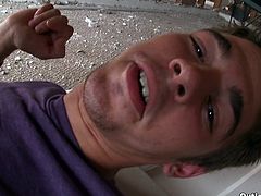 A sexy, young, gay guy with a fantastic body enjoys a mind-blowing cock suck and ass fuck. Hear him scream with pleasure right now!