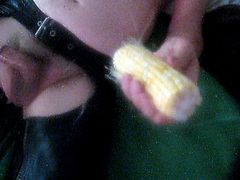 daddy uses corn on the cob the fuck my hole