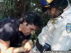 Joe Kent met officer Paul Gator when he was speeding with his chopper. He had to do something for Paul to forgive him and that something turned out to be a blowjob.