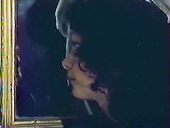 That whorish dark haired chick in sexy stockings used to meet her tired dude with hard deep throat every evening..Look at that steamy sex in The Classic Porn sex clip!