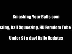 Smashing Your Balls brings you a hell of a free porn video where you can see how these evil dommes are ready to smash your balls while assuming very hot poses.