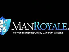 ManRoyale brings you a hell of a free porn video where you can see how the horny gay hunk Alexander Gustavo gets fucked hard into heaven by two dudes after giving her man a blowjob.