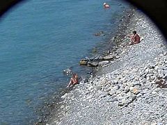The view is more than appealing for horny voyeur as nude babes are exposed for his hidden cam