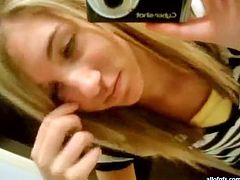 Skanky girls are sharing their private time with thousands of internet followers. They expose their bodies for camera. One of the girls masturbates on webcam. Compilation homemade video.